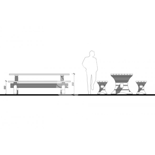 Комплект садовой мебели 94 мм